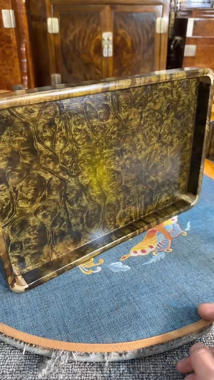 【闪购商品】乌木类成套家具阴沉托盘   s24