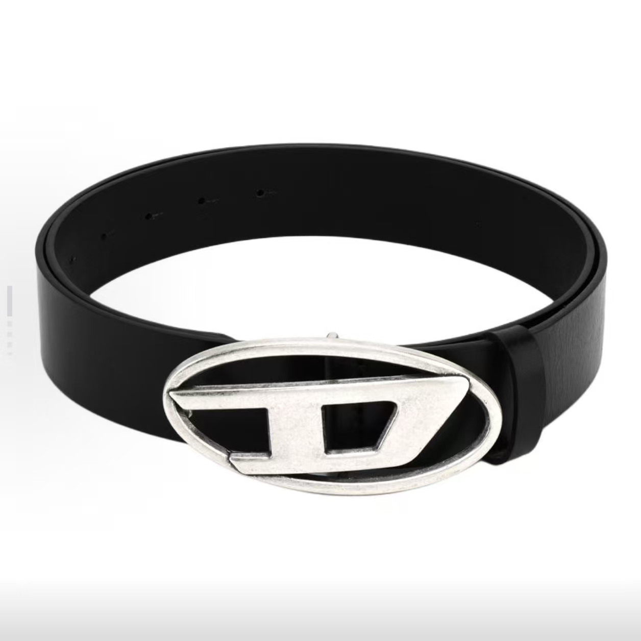 DIESEL OVAL-D LOGO经典系列 23春夏 牛皮皮带 男女同款情侣款 