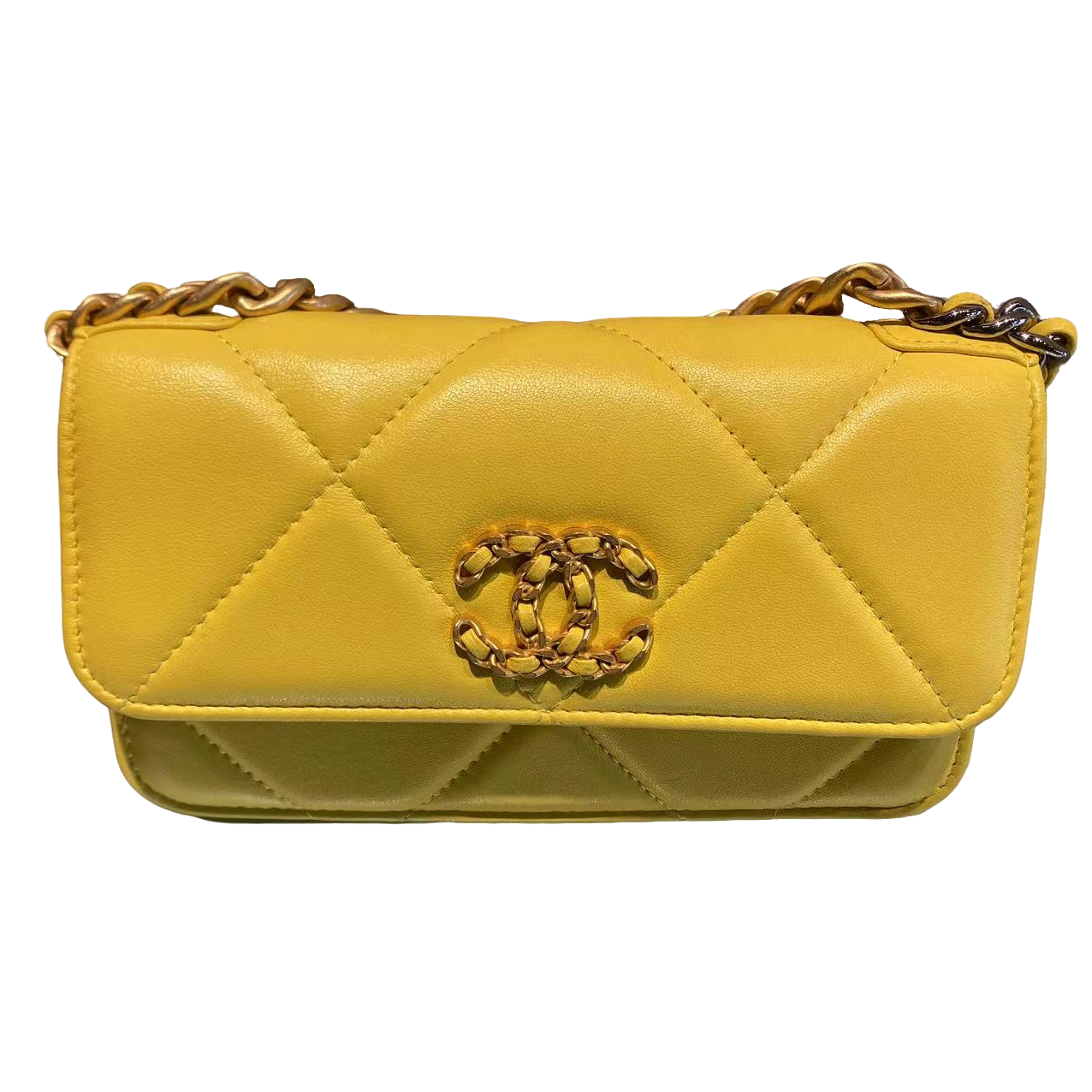 95新 Chanel/香奈儿 Chanel/香奈儿19bag woc mini斜挎包bwz10172