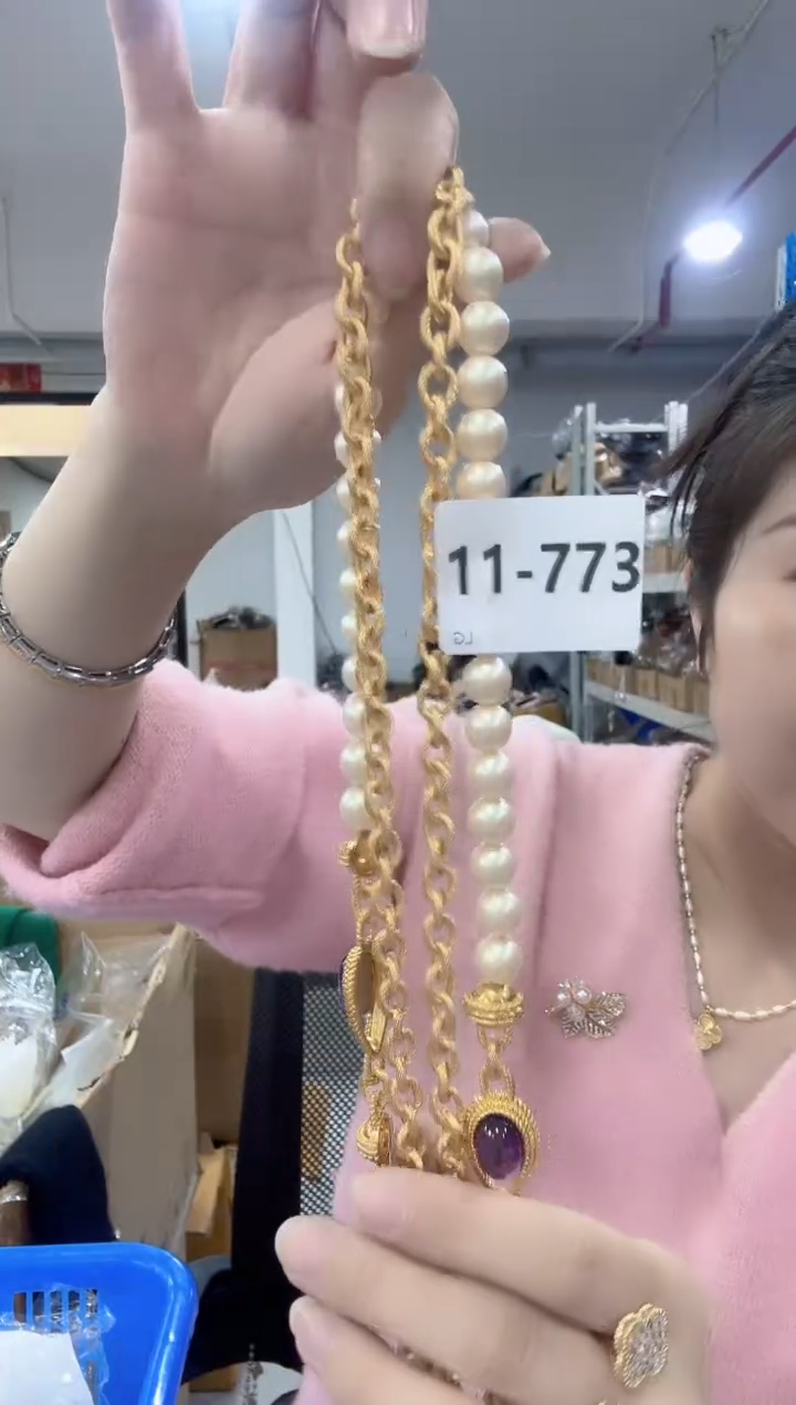 非金属布艺铜丝线边夹发箍集合 LG-773