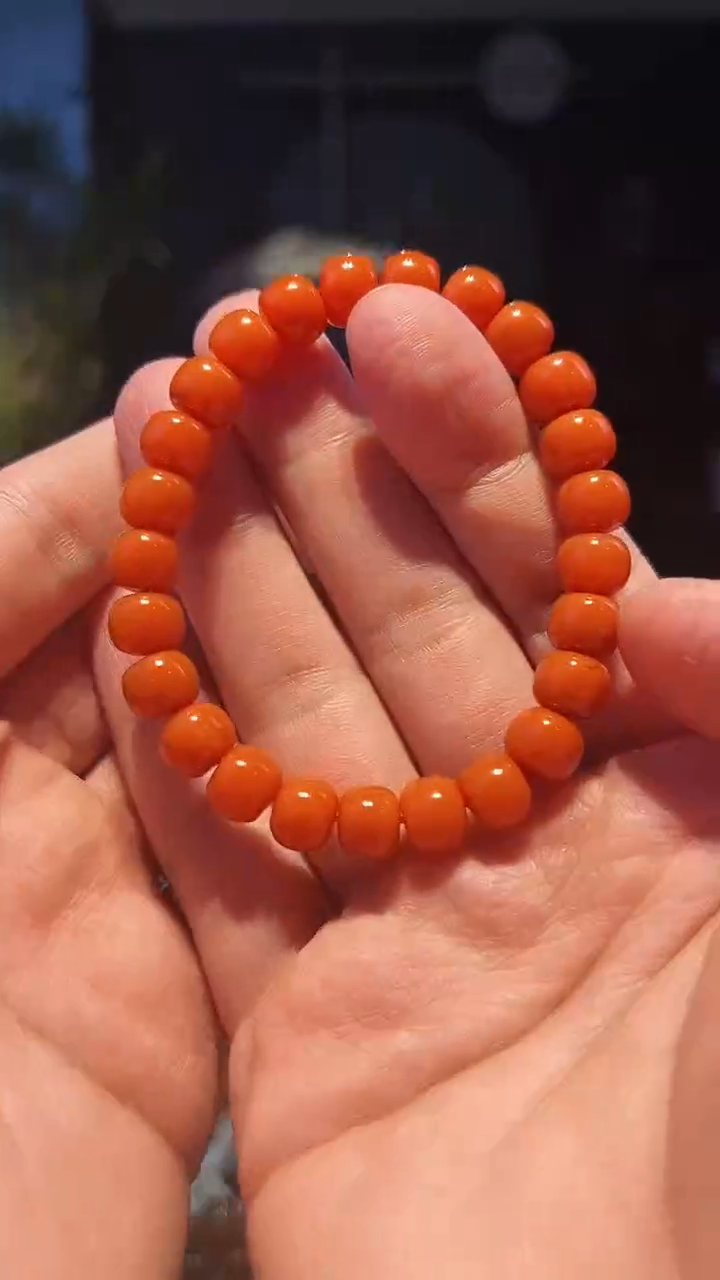 【闪购商品】南红玛瑙手链未镶嵌9+单圈
