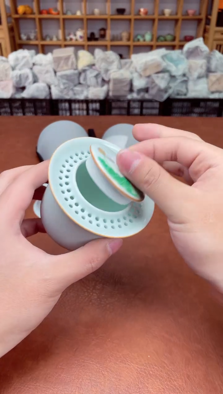 【闪购商品】摆件高端瓷器易仟杯茶器