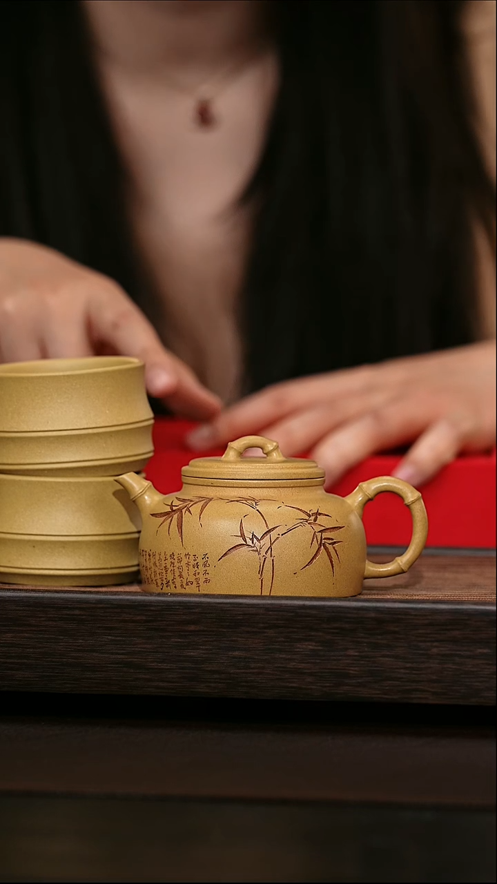 茶壶紫砂原矿紫砂壶  一壶两杯
