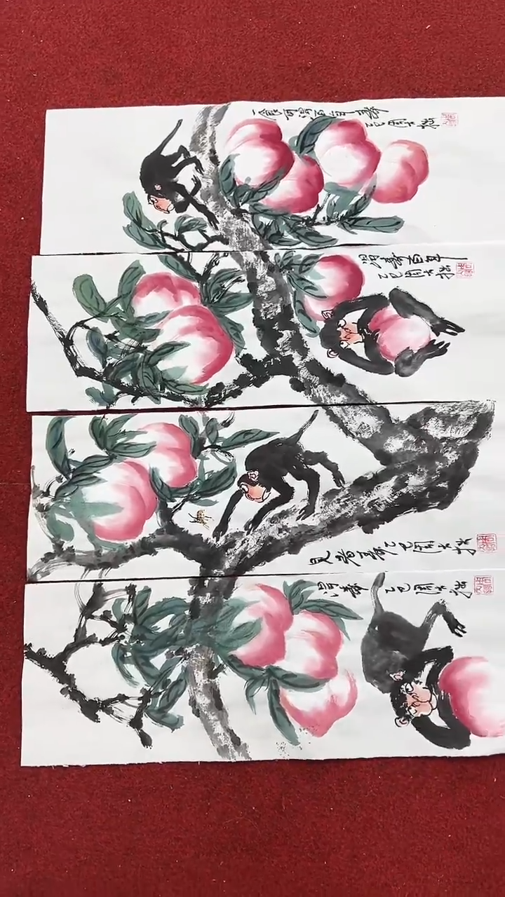 国画周大拙/国画/花鸟