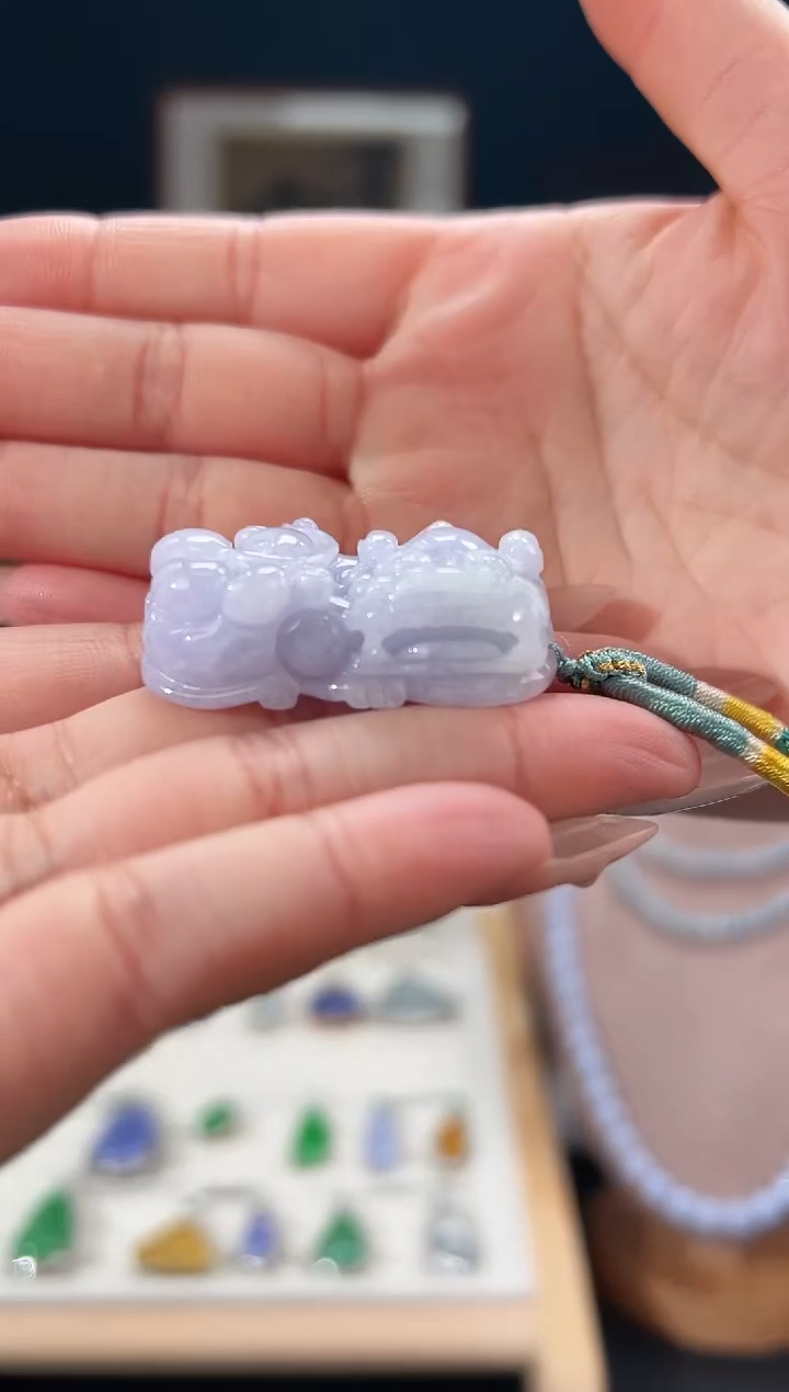 颈饰未镶嵌翡翠序号22