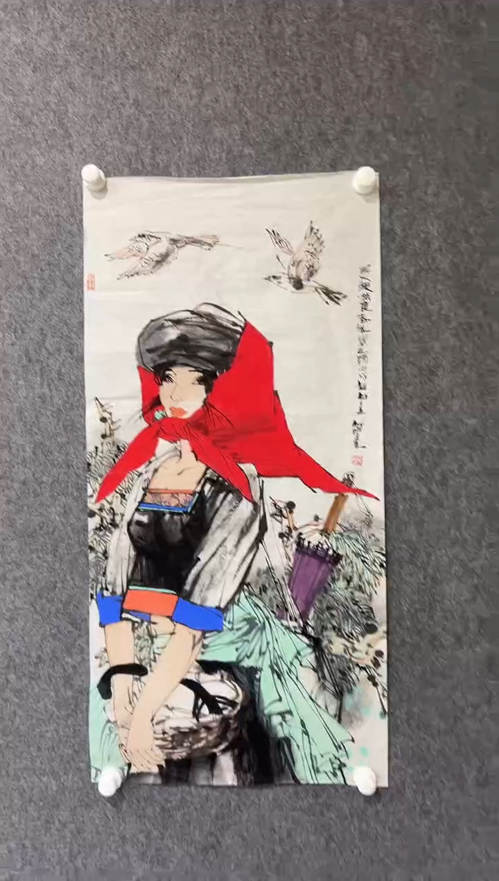 【闪购商品】绘画刘向平-3.8平尺-国画