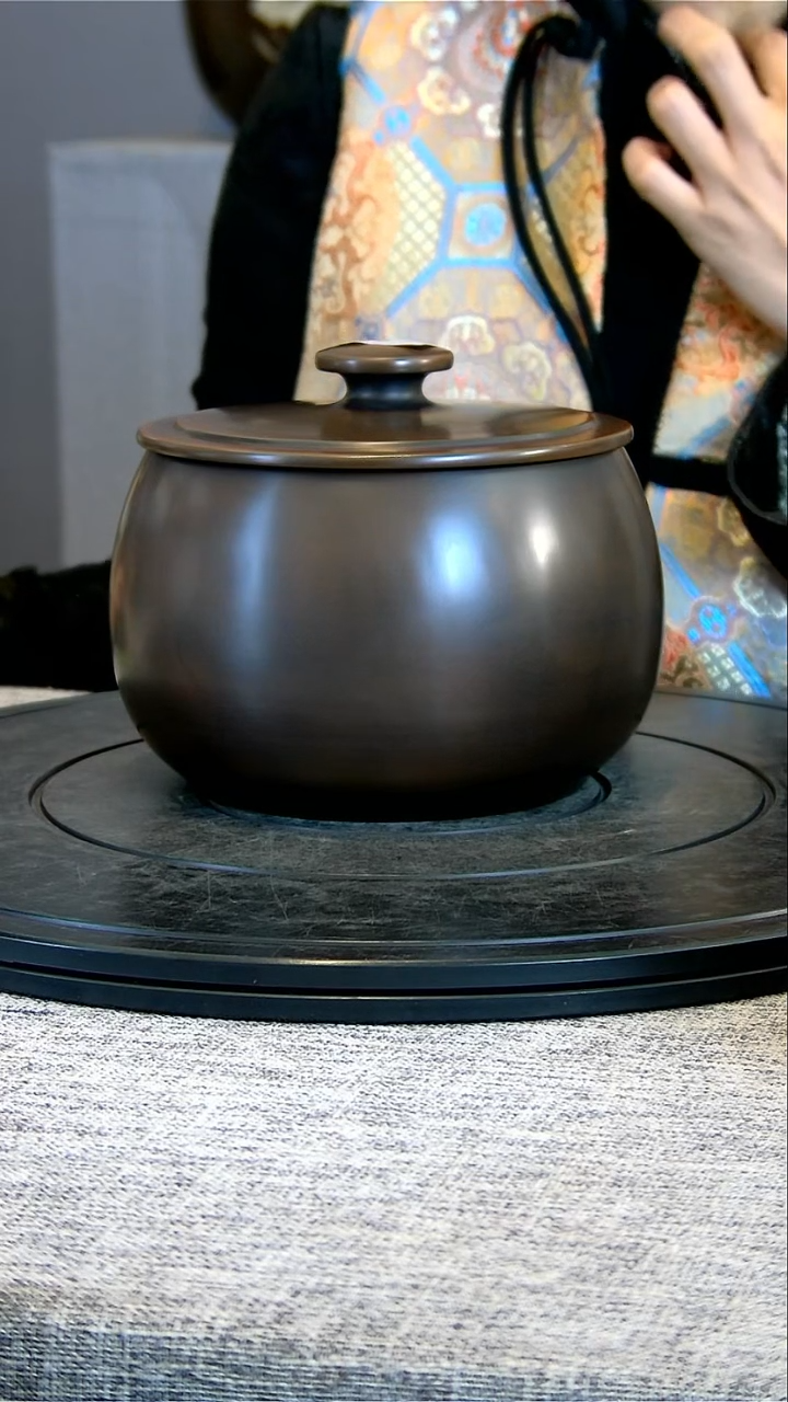 【闪购商品】建水全手工紫陶茶罐精磨164
