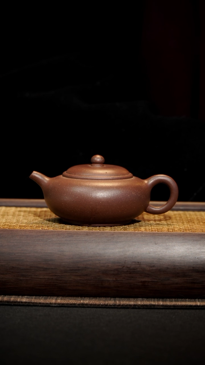 【闪购商品】紫砂茶壶圆珠紫泥145毫升