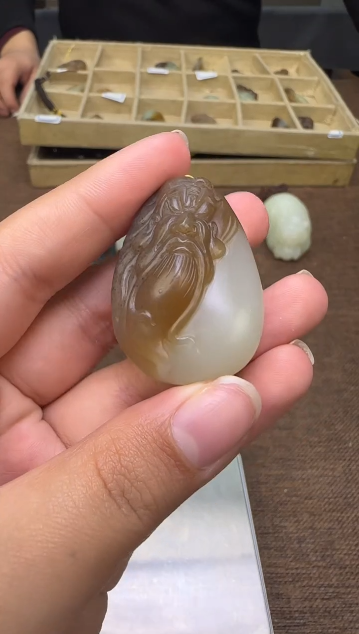 吊坠(不含链)未镶嵌和田玉吊坠