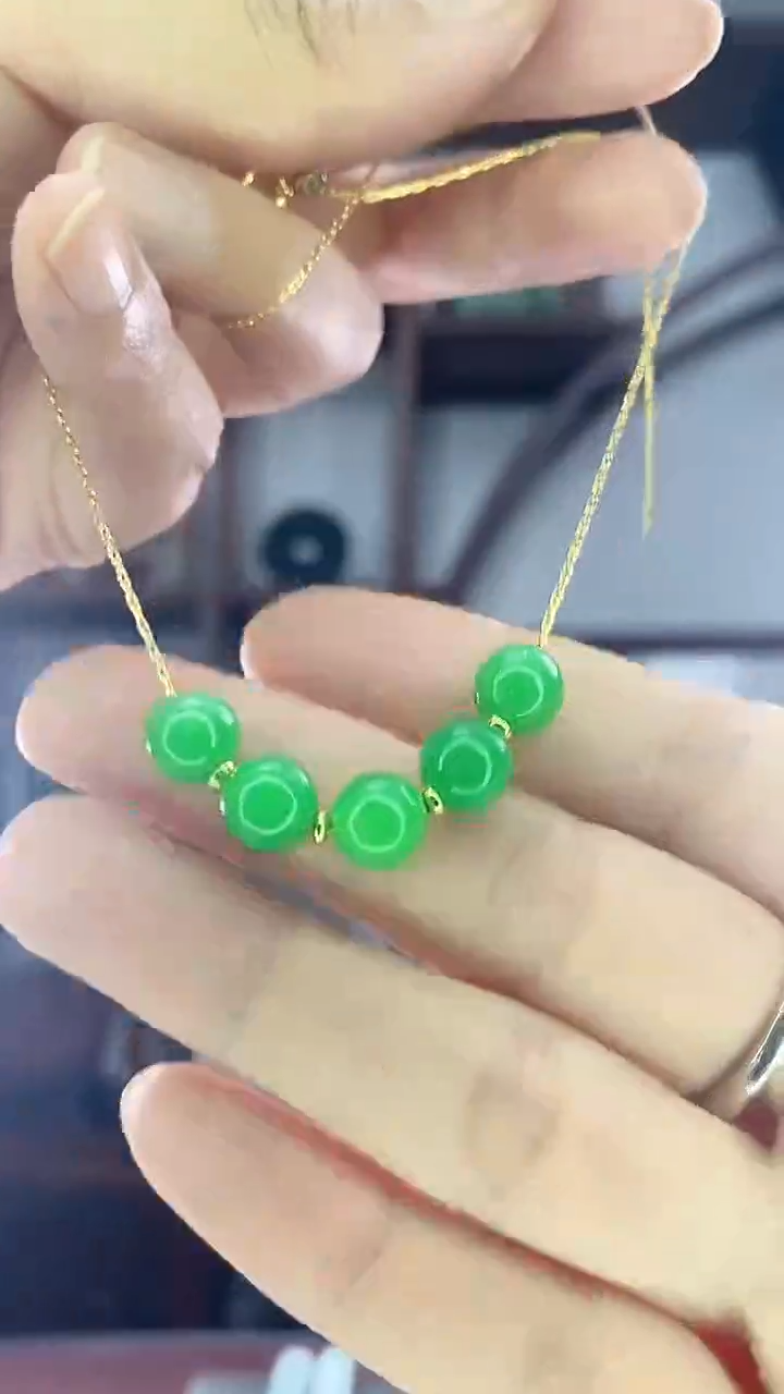 吊坠(赠链)未镶嵌翡翠X95微笑链