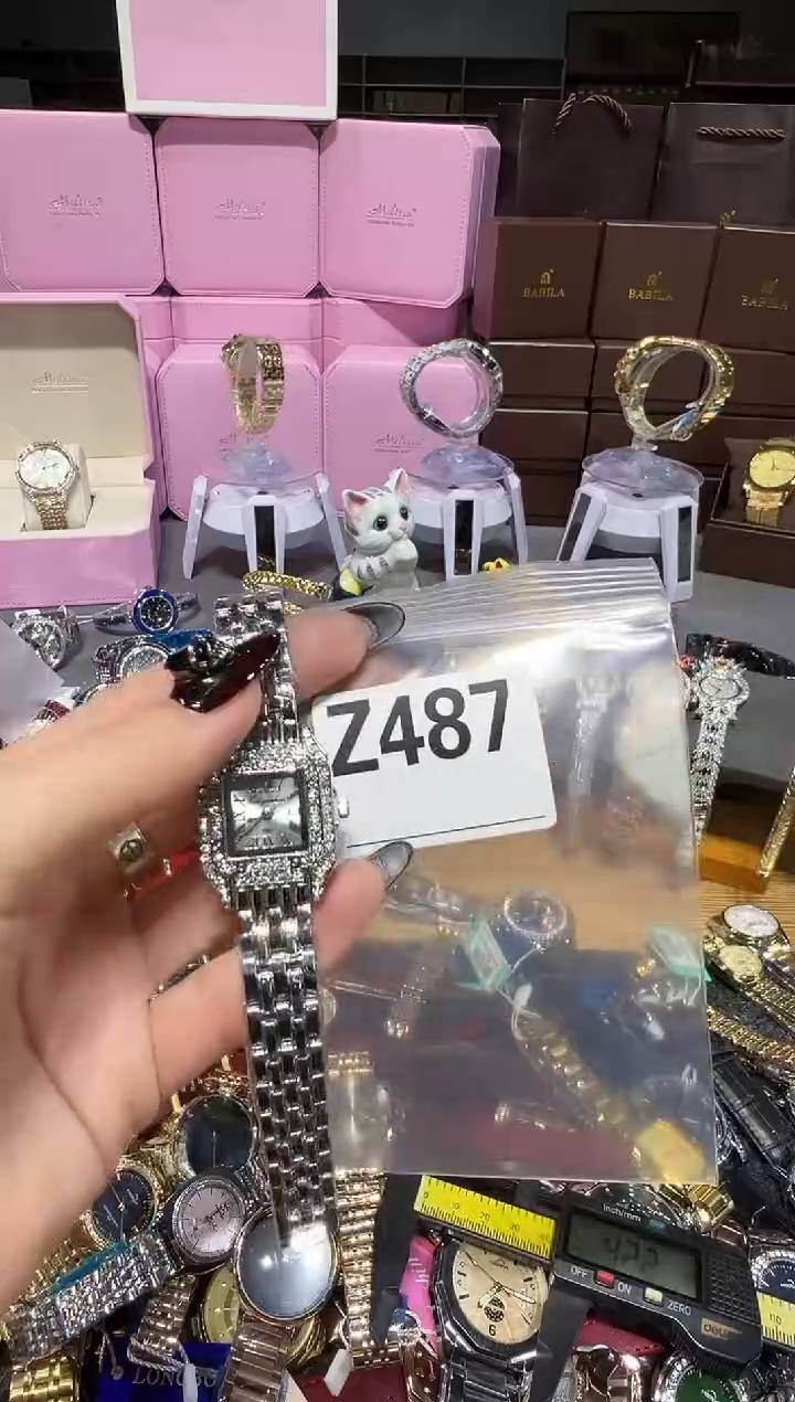 石英机芯不锈钢不锈钢直播定闪专用