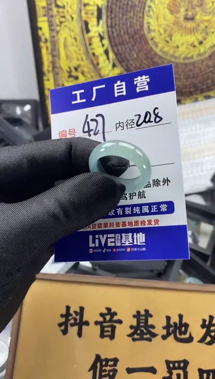 未镶嵌戒圈翡翠427