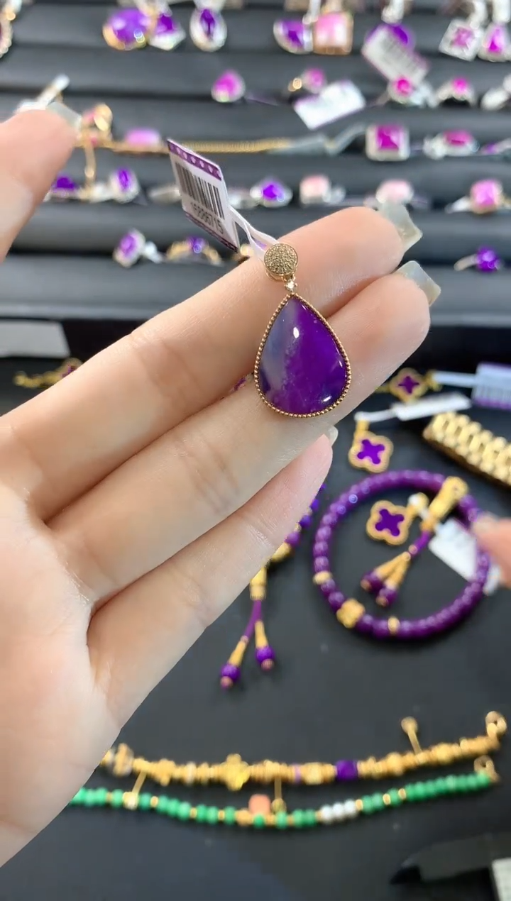 【闪购商品】苏纪石（舒俱来）.18K金镶嵌舒俱来吊坠