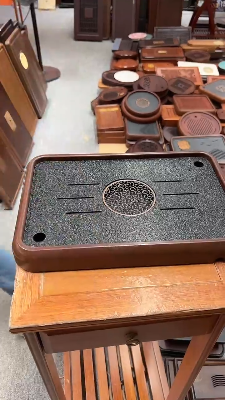 新品福利石材长39CM*宽26CM茶盘送管