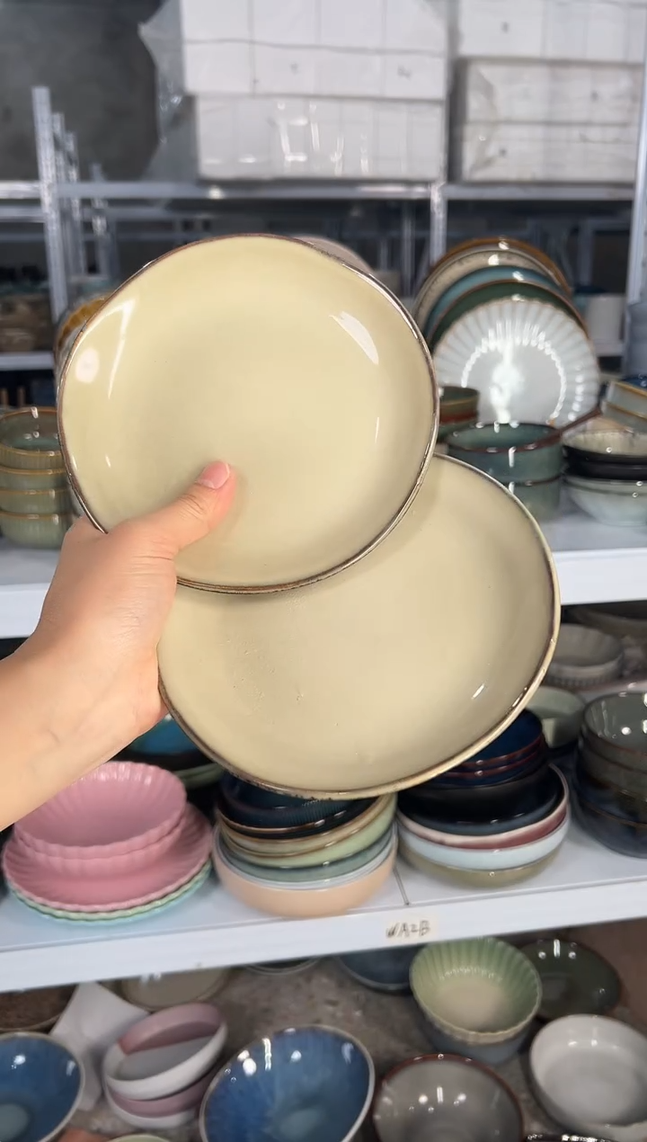 陶瓷外贸尾货瑕疵满20包邮X2 碟子