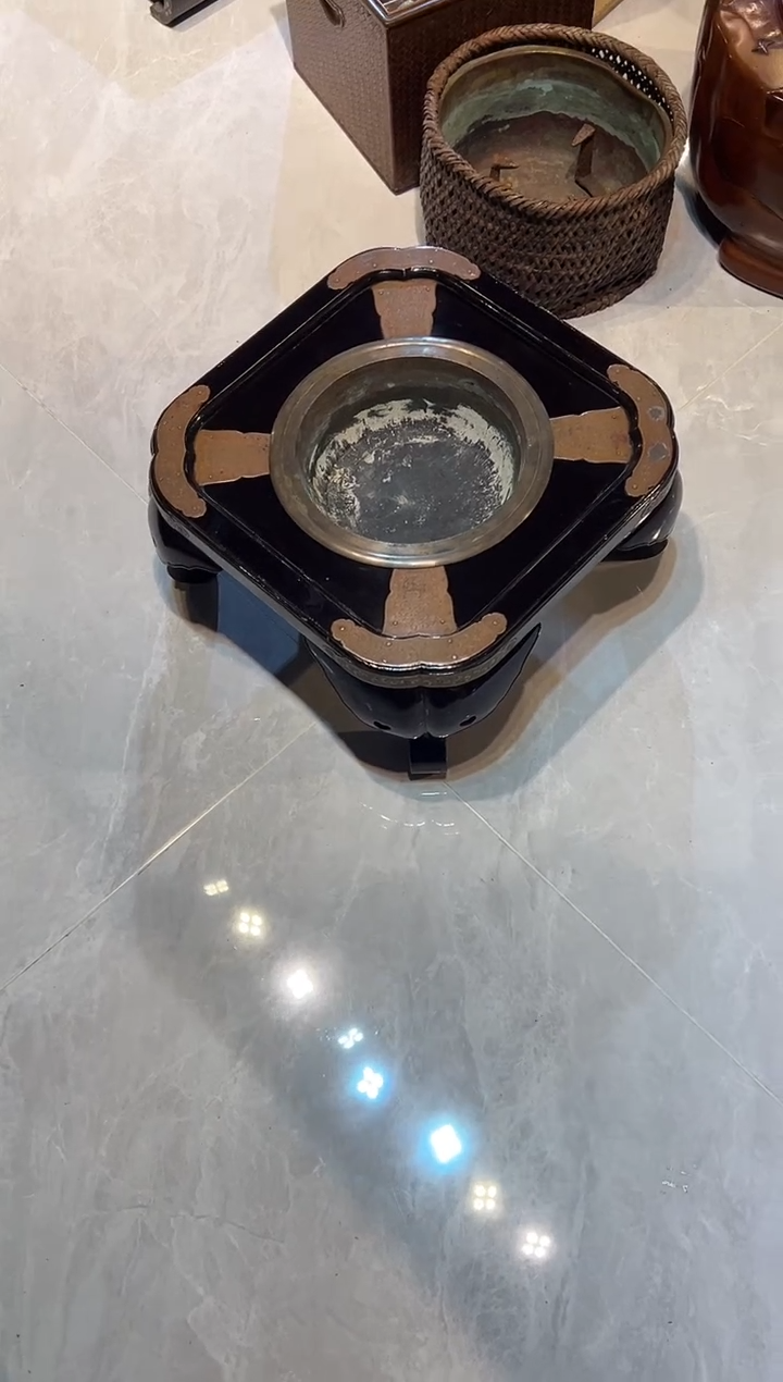 火钵 大漆漆器大漆漆器