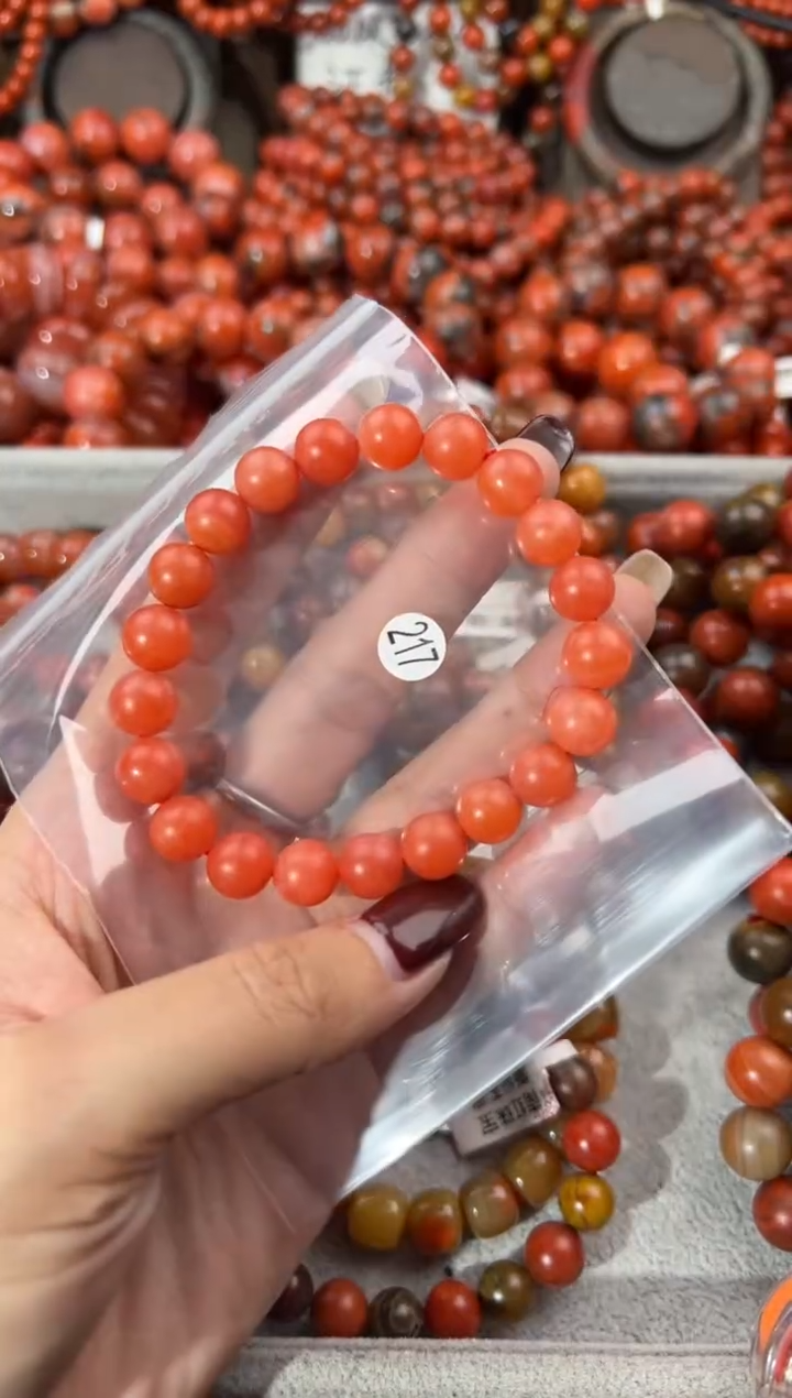 未镶嵌手串南红玛瑙9+