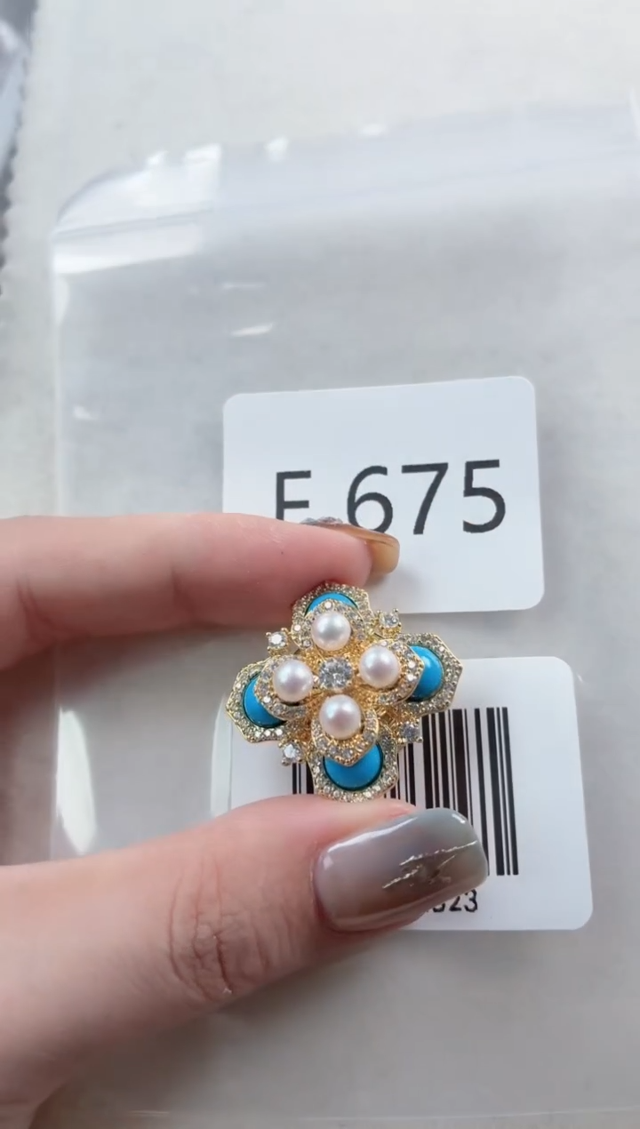 未镶嵌吊坠淡水珍珠E675