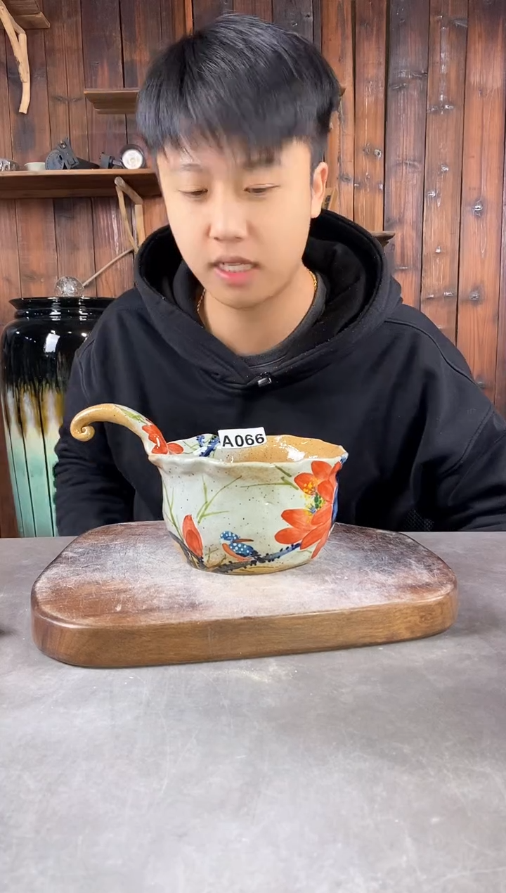 【闪购商品】碗066，手工手绘，新年快乐！