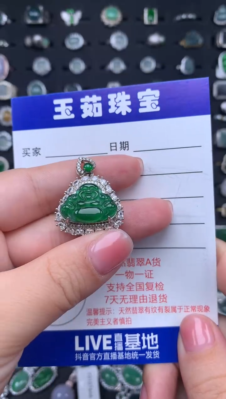 【闪购商品】翡翠颈饰银S925镶嵌234234