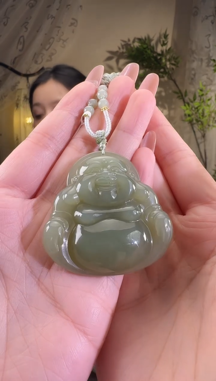 【闪购商品】和田玉颈饰未镶嵌45mm+大佛