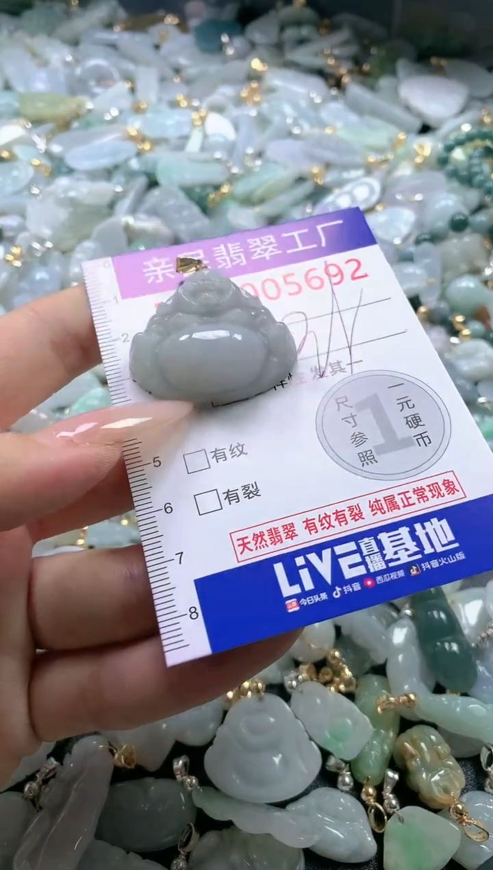 【闪购商品】翡翠吊坠(不含链)未镶嵌5692