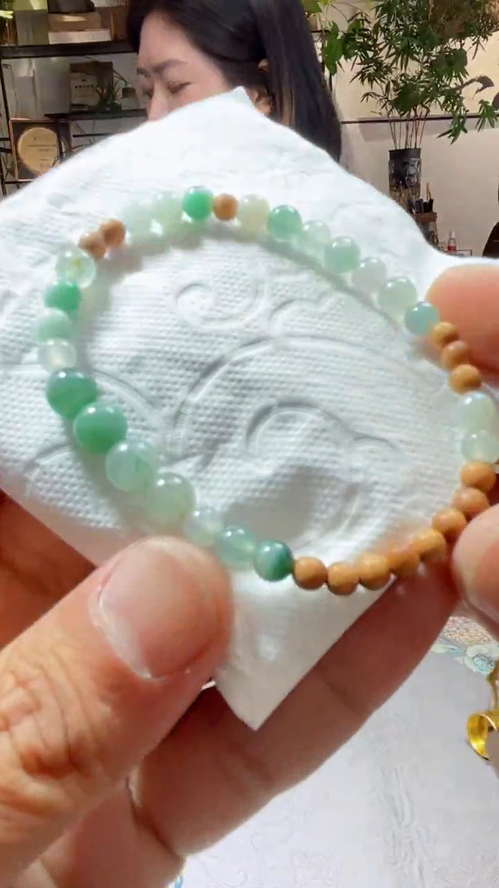 未镶嵌手链翡翠手串