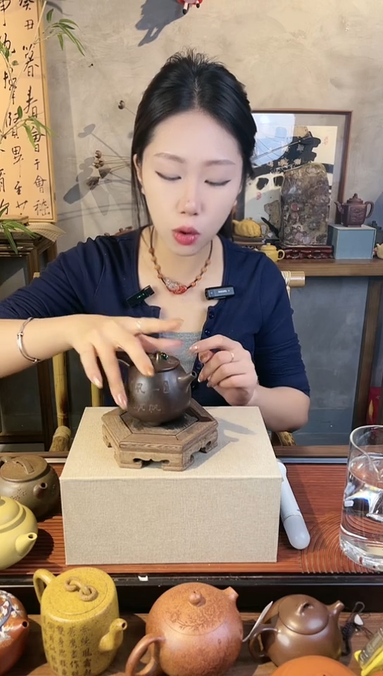 茶壶紫砂乌金砂一帆风顺高石瓢