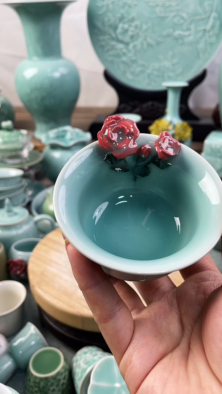 【闪购商品】手工捏花 福利款 慧仙青瓷 瓷器