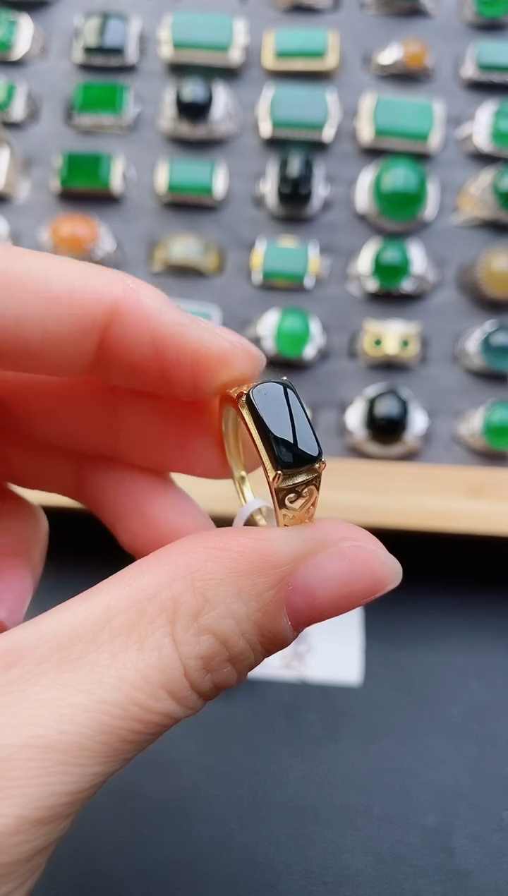 【闪购商品】翡翠戒指银S925镶嵌1212