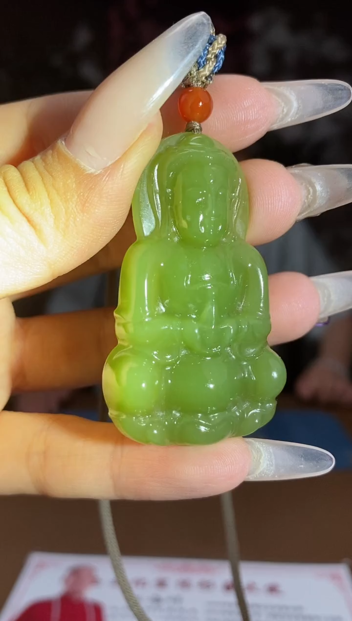 和田玉未镶嵌颈饰A831