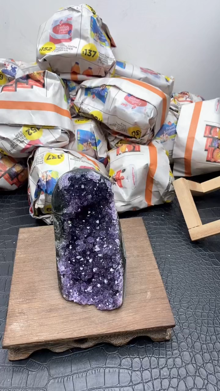 【闪购商品】紫晶1未镶嵌581号摆件