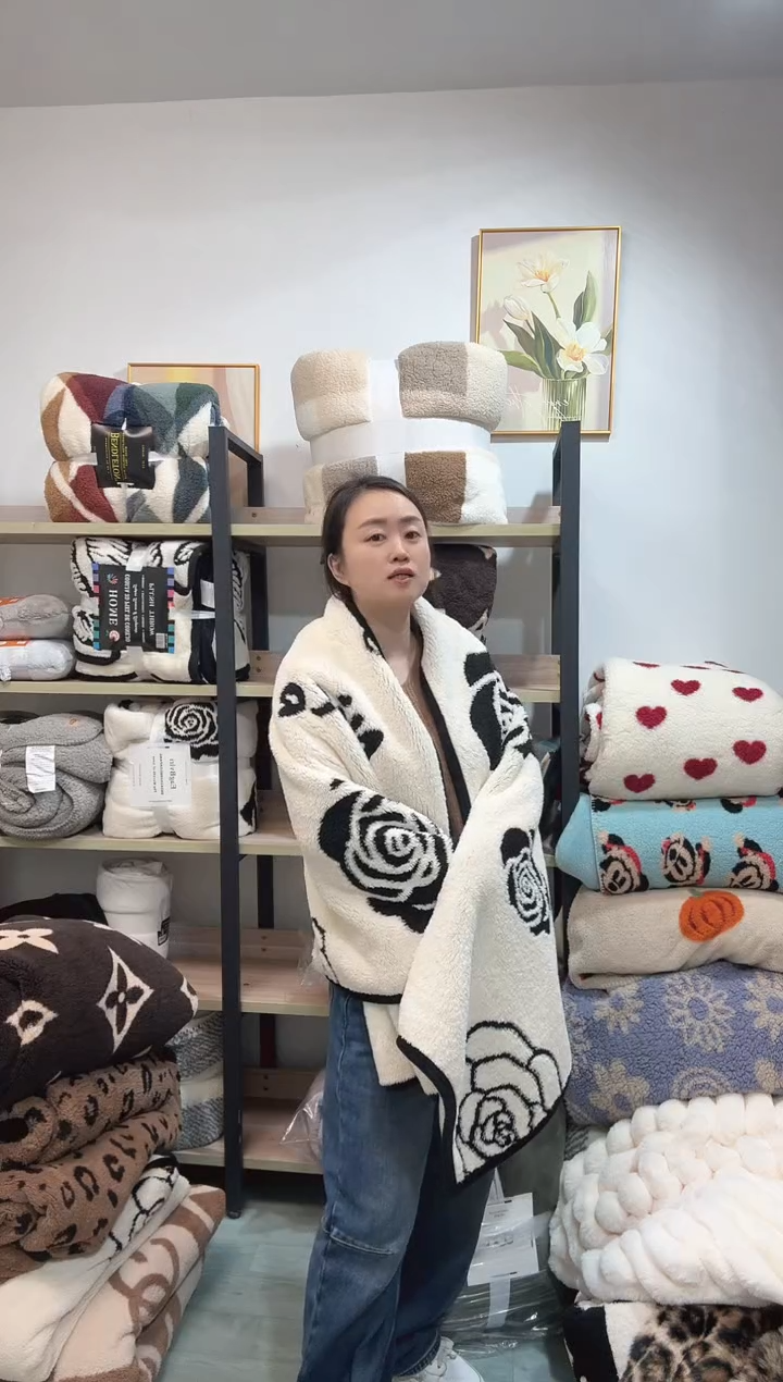 聚酯纤维80*200山茶花