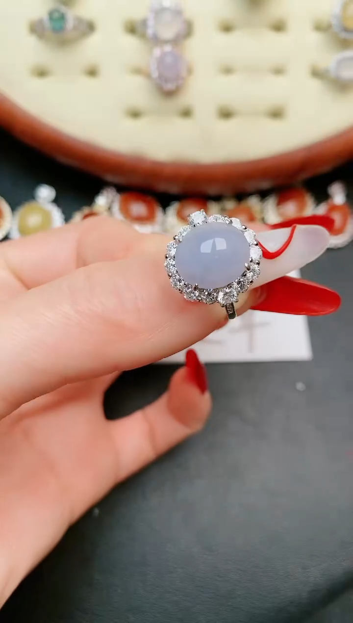 【闪购商品】翡翠戒指银S925镶嵌.....