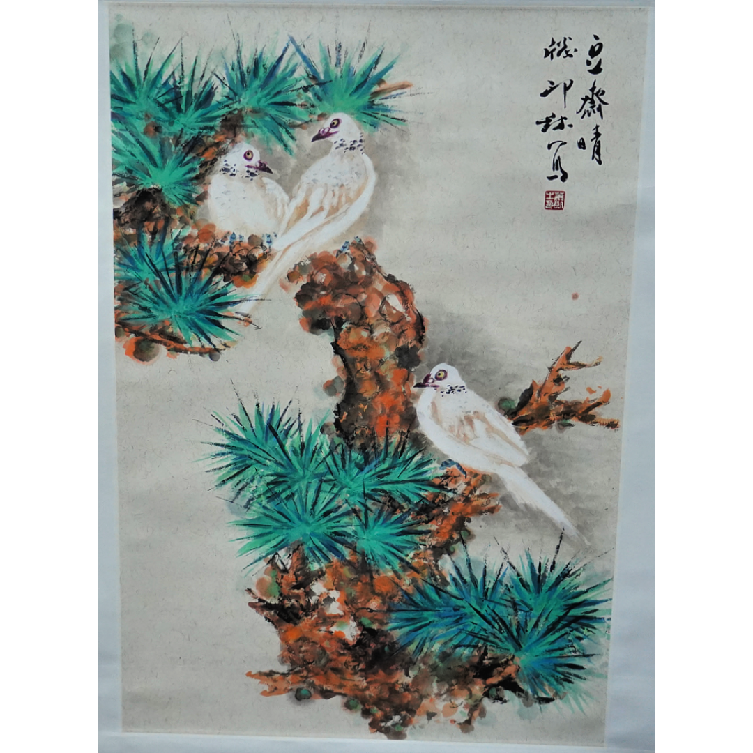 文华丹青第289期拍品 3 萧朗 松鸟图