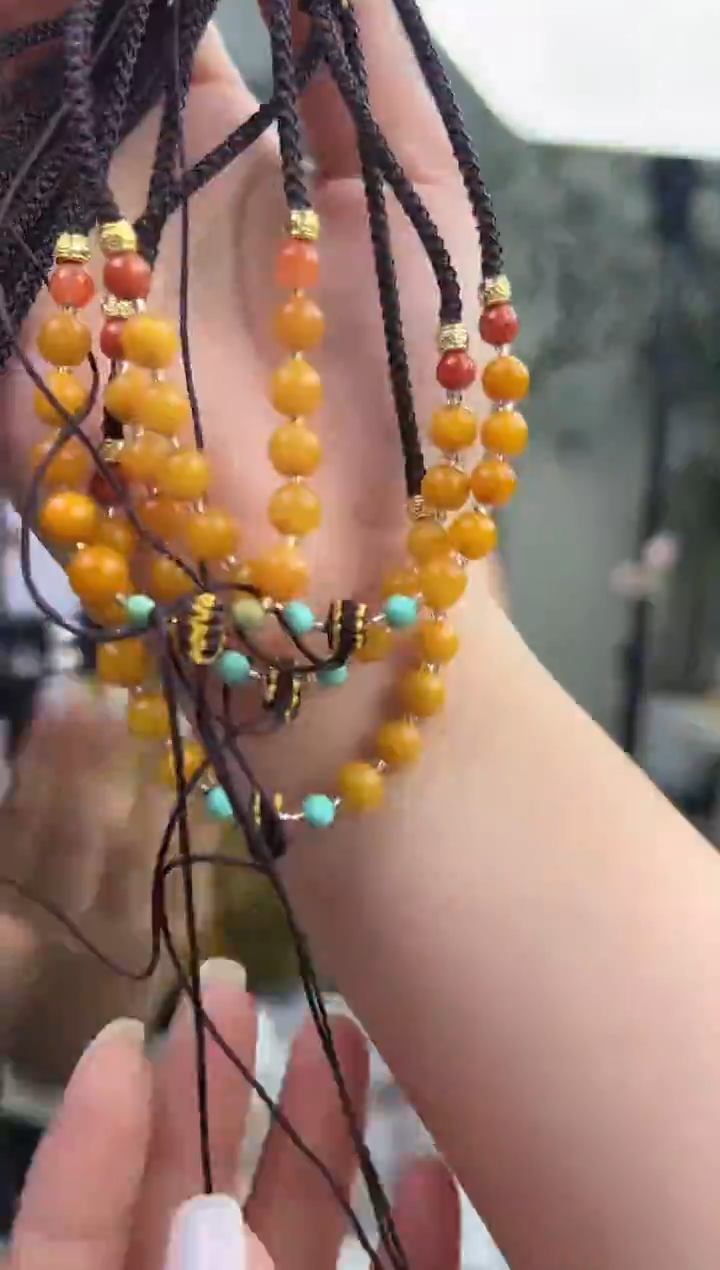 裸石琥珀未镶嵌琥珀蜜蜡吊坠多样性发一条