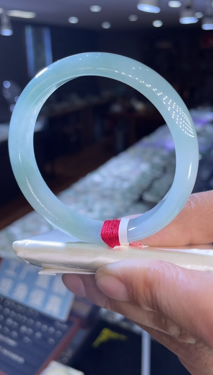 未镶嵌手镯翡翠正圈55-56