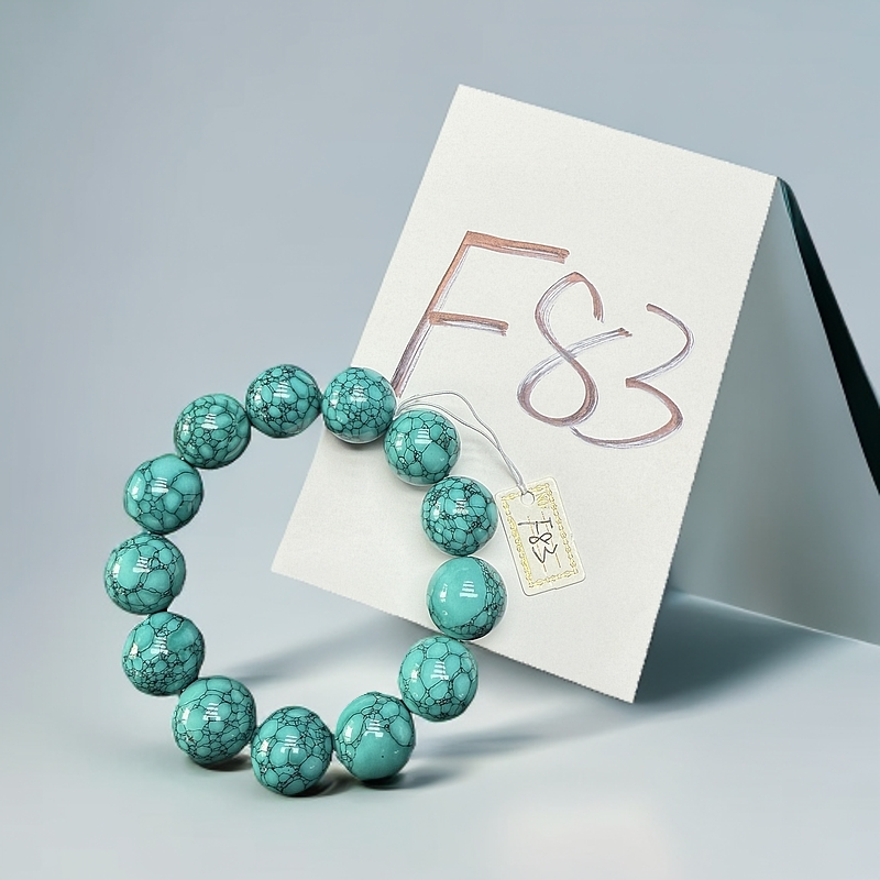 f83【臻尚出品】锋哥宠粉王炸款高品质松绿手串-随机发一