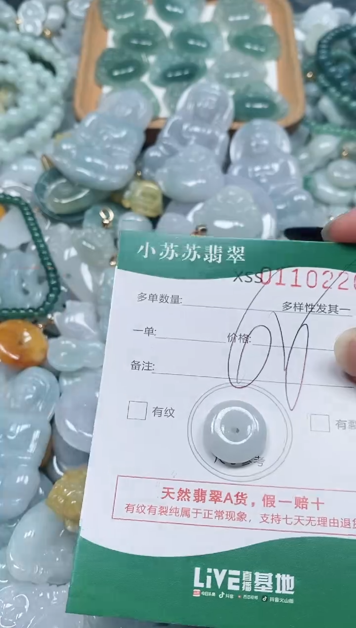 【闪购商品】翡翠颈饰未镶嵌闪购商品0110220