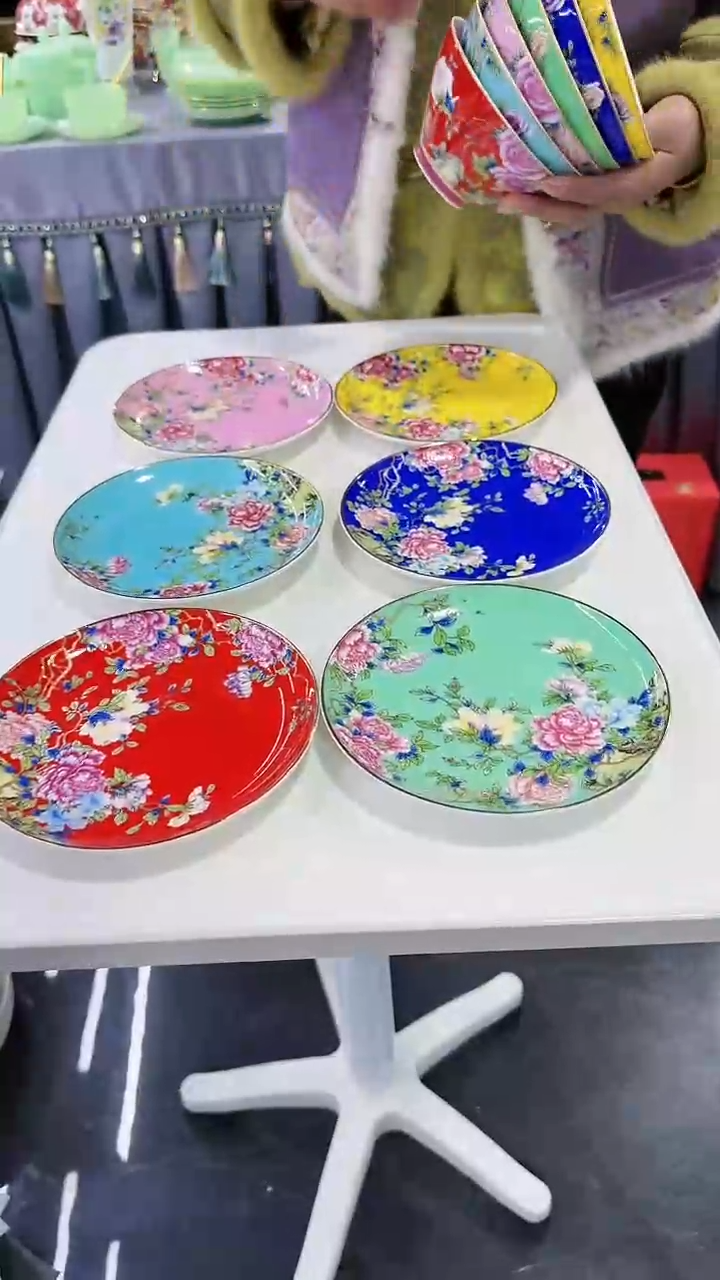 【闪购商品】瓷片6英寸骨碟6个景德镇陶瓷