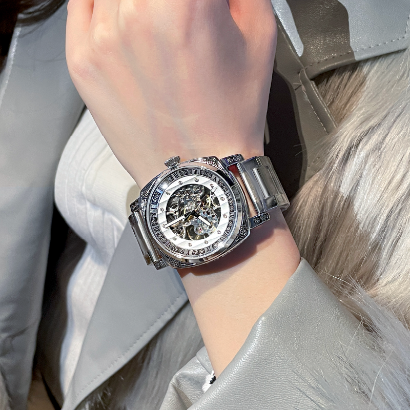 NASIR镶钻轻奢高级感全自动机械女士腕表-88032