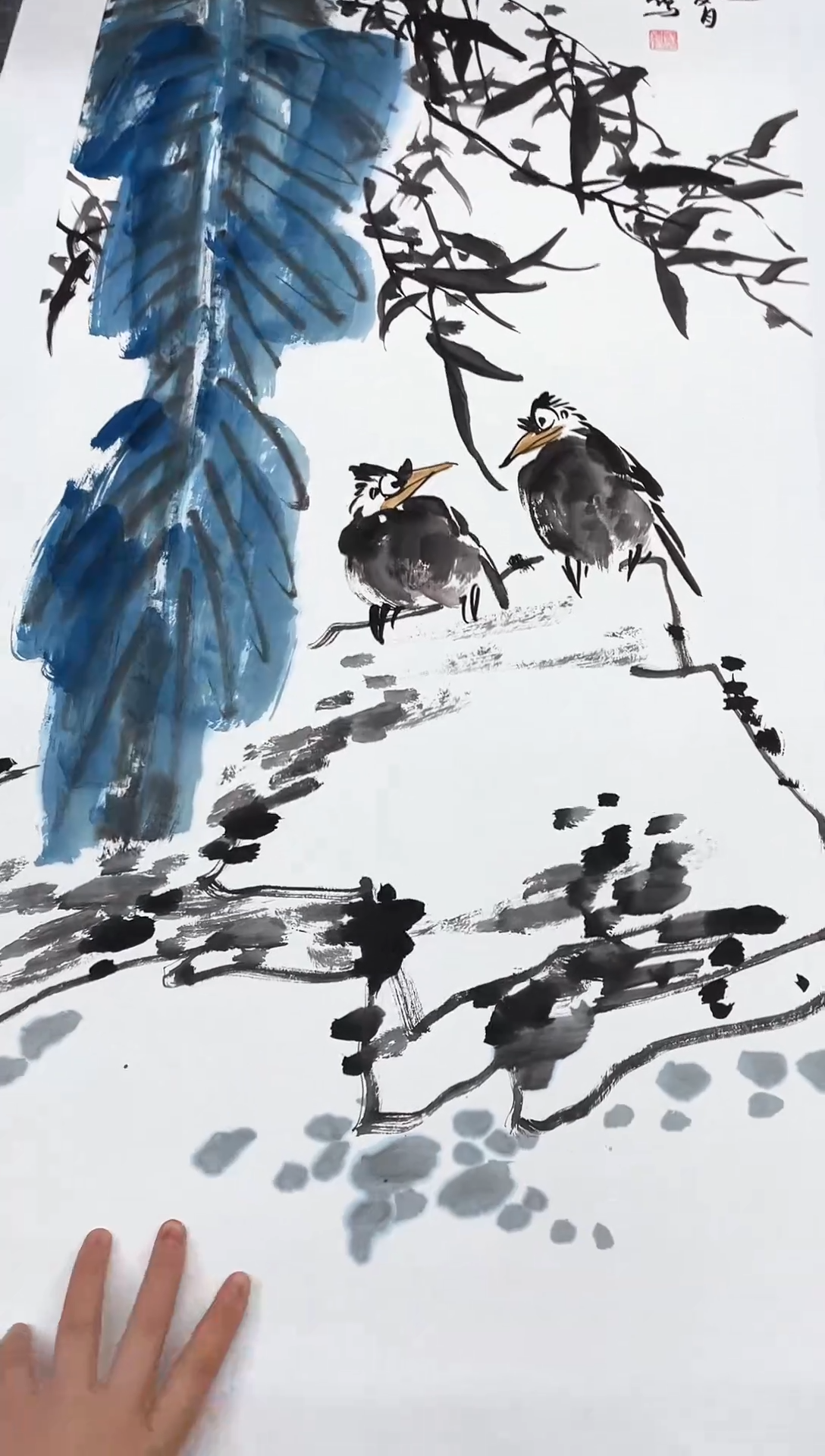 精品国画花鸟作品