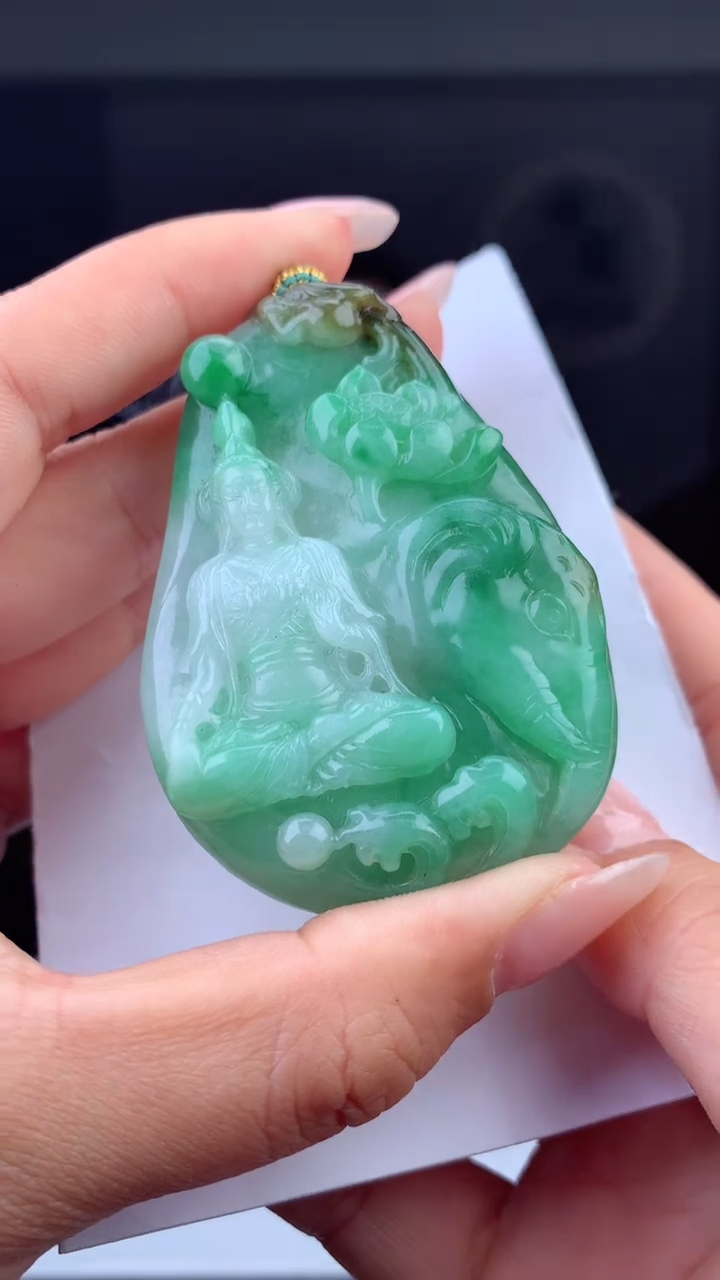 【闪购商品】定制翡翠未镶嵌天然A货翡翠（拍一发一)