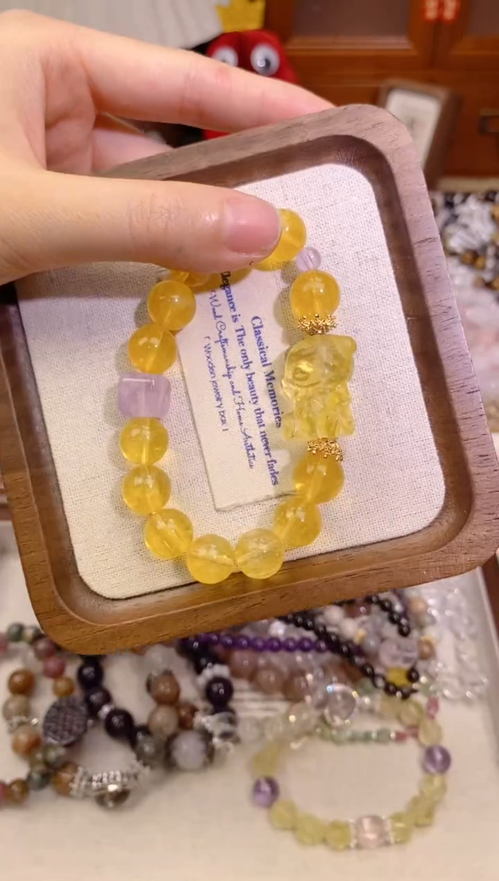 【闪购商品】萤石手链未镶嵌120手串