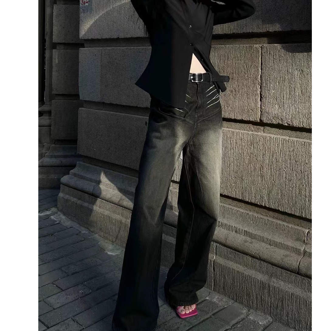 霞姐精选设计款牛仔裤《6-12》