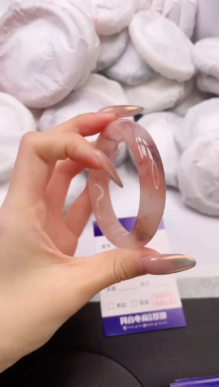 【闪购商品】石英质玉手镯未镶嵌2K110-56