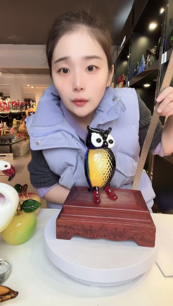 【闪购商品】茶盏琉璃摆件家居摆件