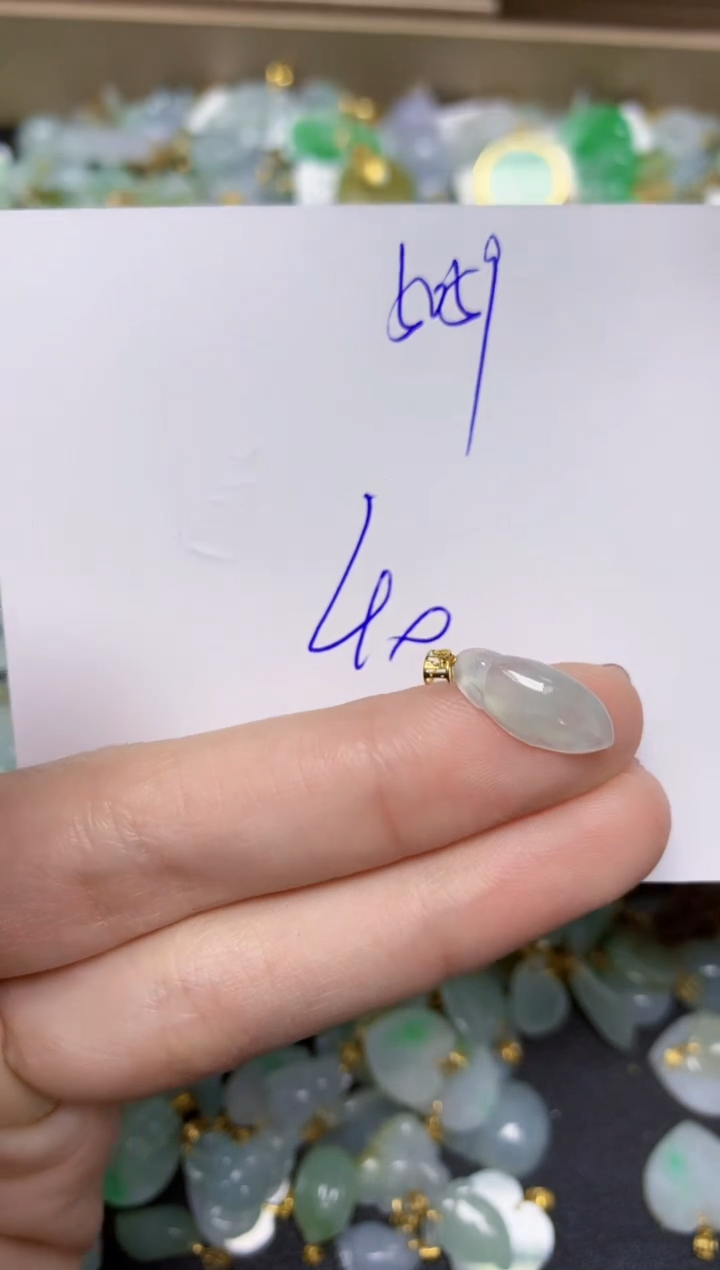 【闪购商品】翡翠颈饰18K金镶嵌 天然翡翠A货