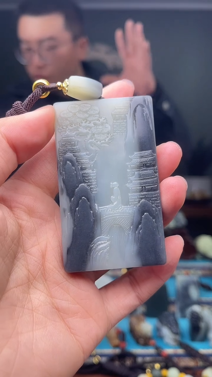 未镶嵌和田玉挂件1