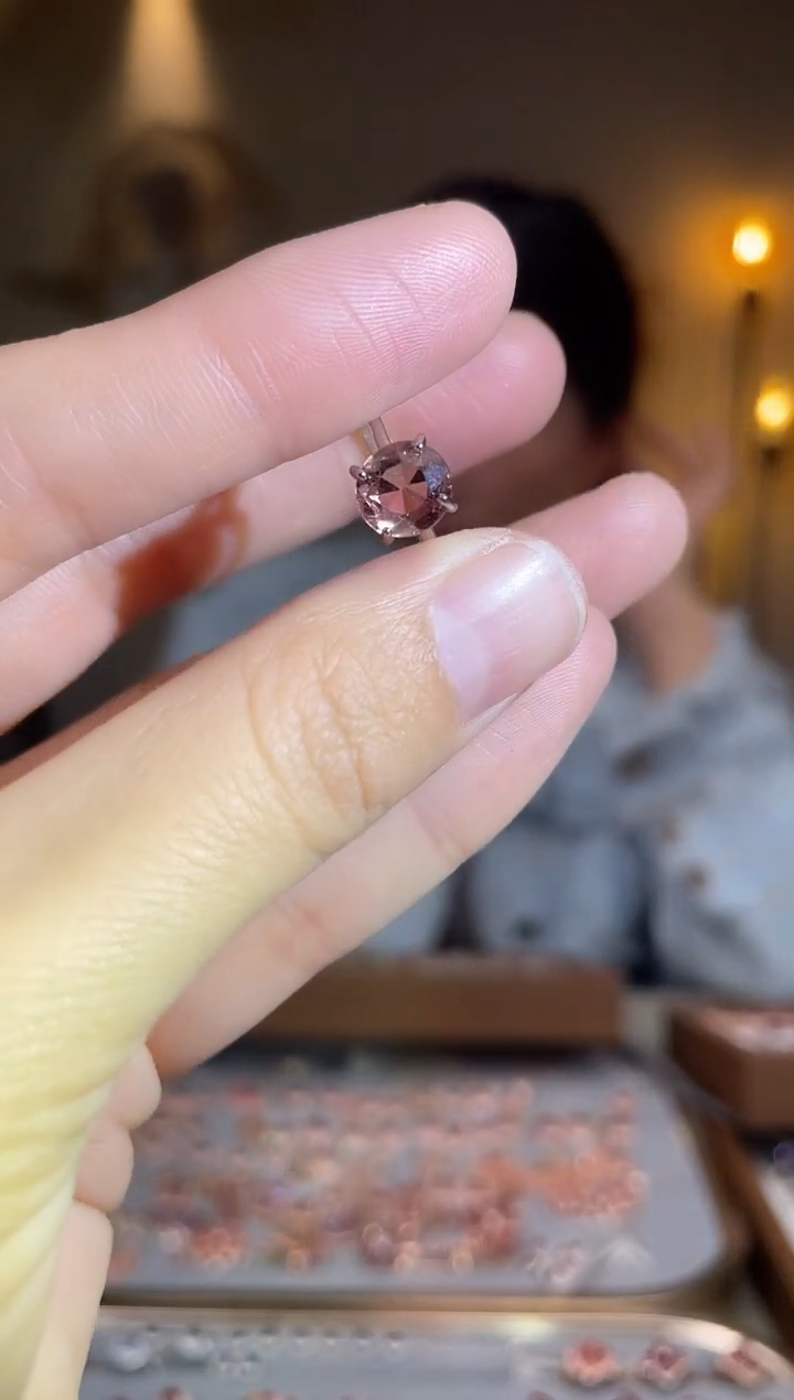 银S925镶嵌手饰碧玺手饰